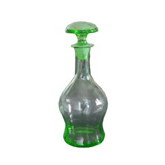 Art Deco Czech Liqueur Decanter Bottle