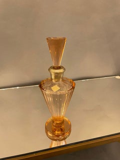 Art Deco Czech Original, Liqueur Crystal Decanter/Perfume Bottle
