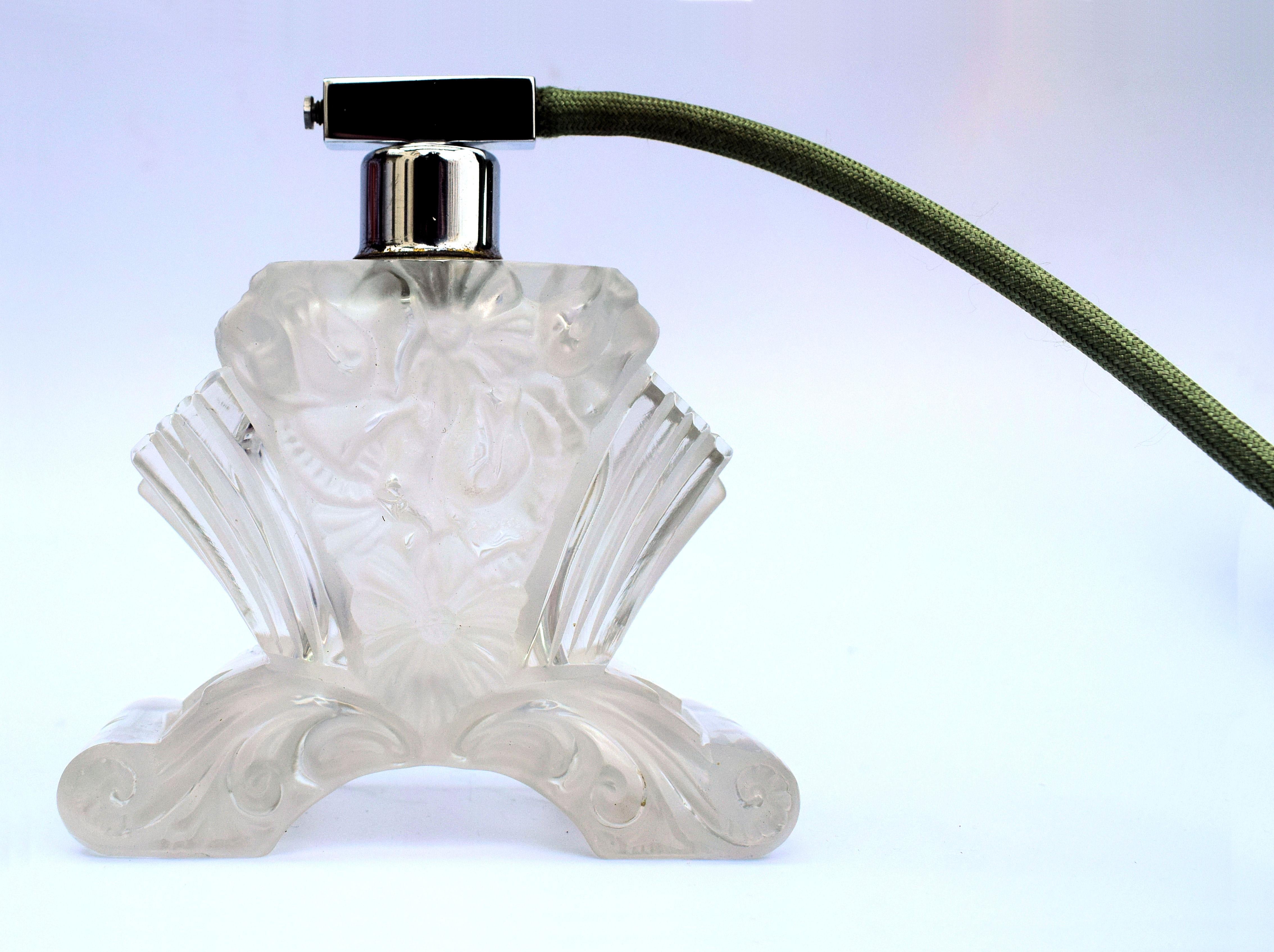 20th Century Art Deco Czech Perfume Atomizer, c1930