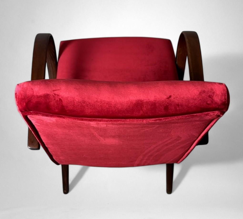 Sillón checoslovaco Art Decó atribuido a Jindřich Halabala en venta 4