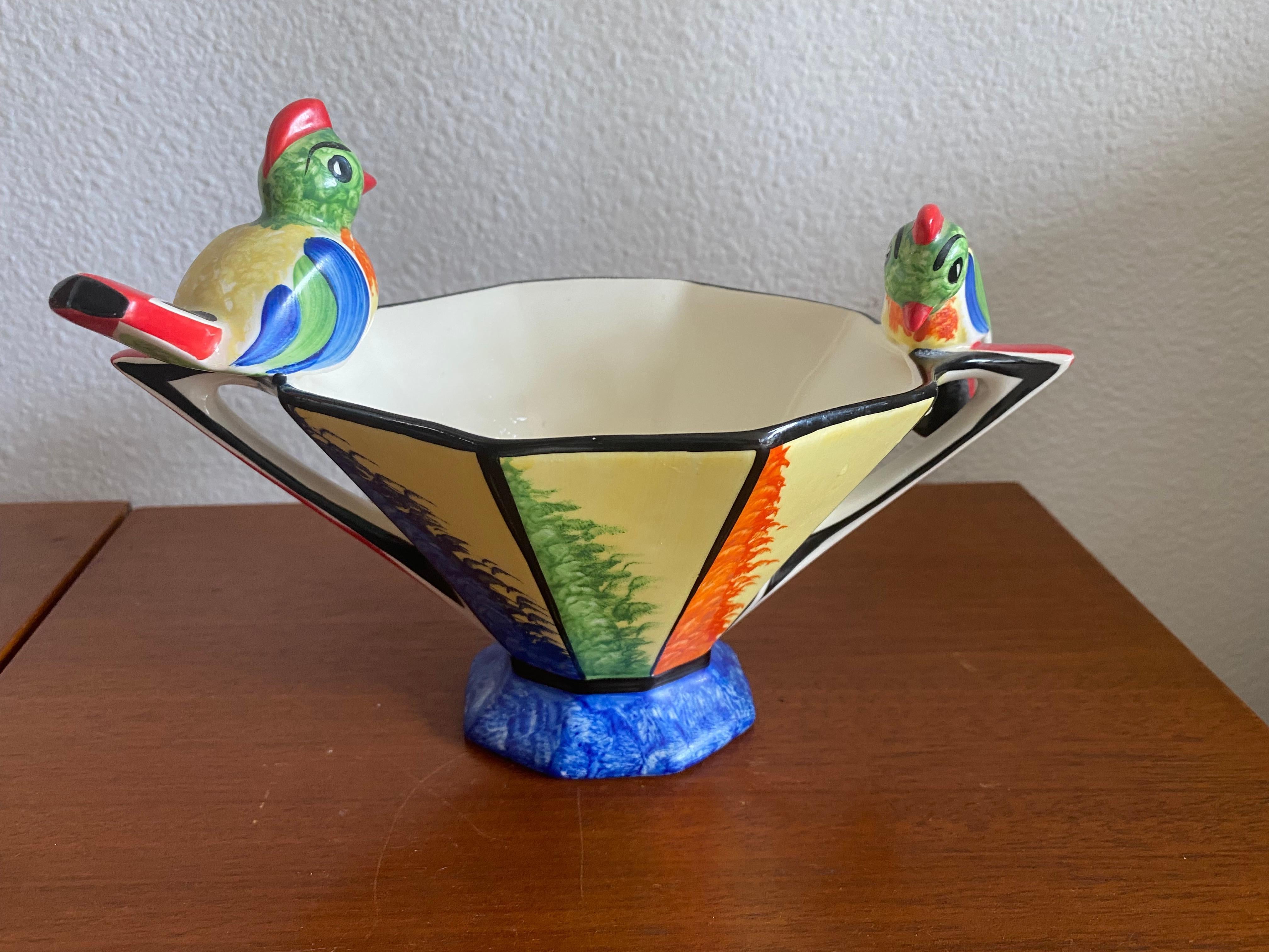 Art Deco Czechoslovakian Bowl by Ditmar Urbach 3