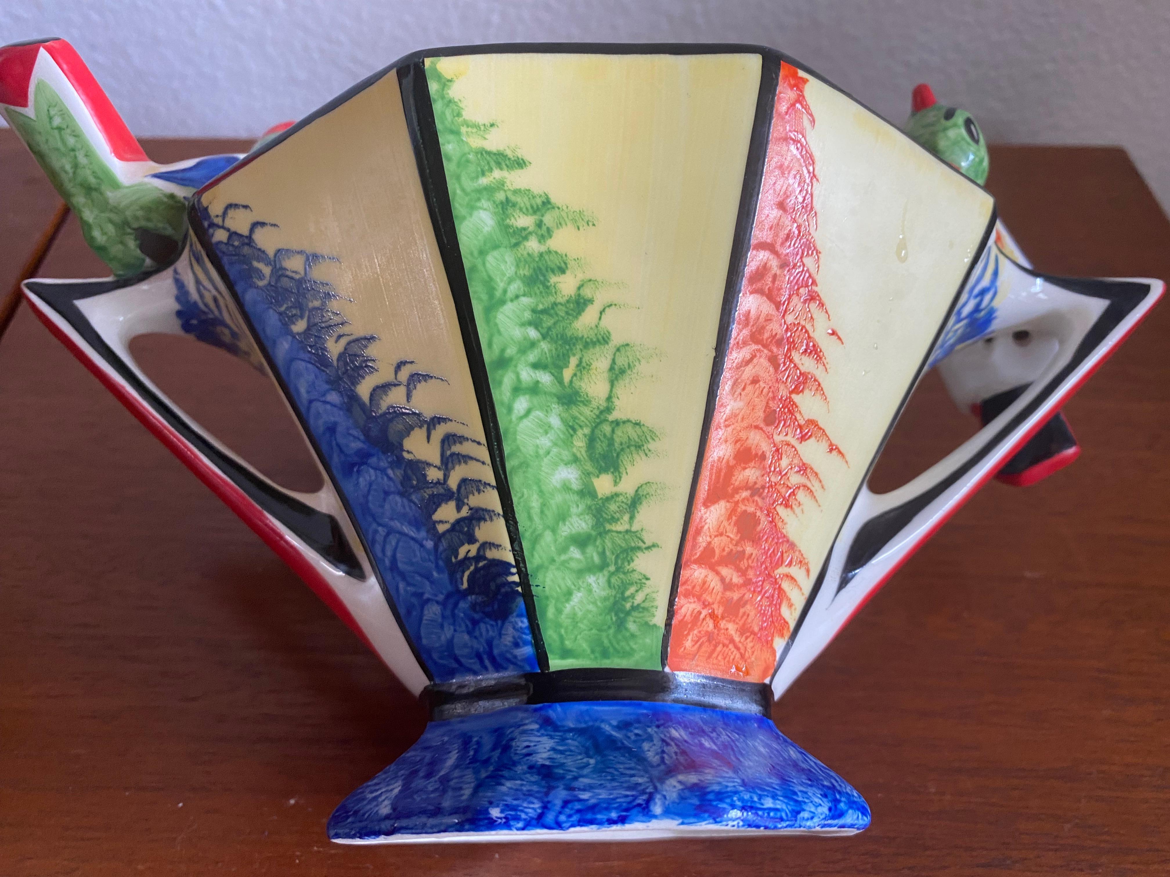 Art Deco Czechoslovakian Bowl by Ditmar Urbach In Good Condition In Waddinxveen, ZH