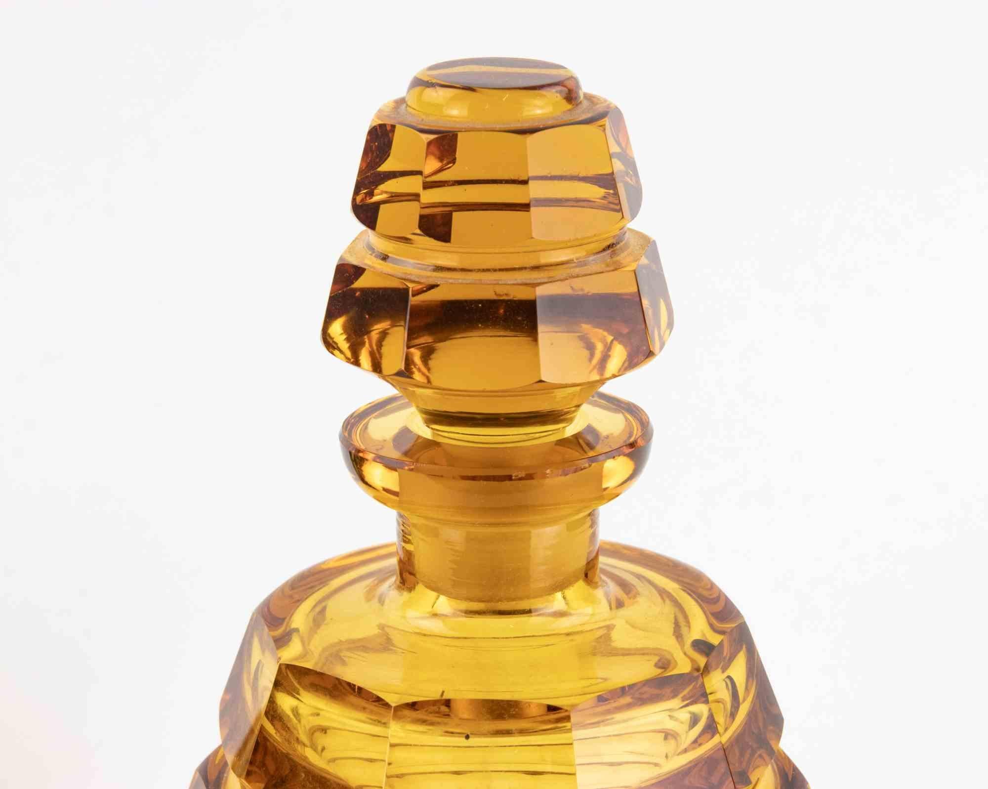 Art Deco Czechoslovakian Liqueur Set, 1940s In Good Condition For Sale In Roma, IT