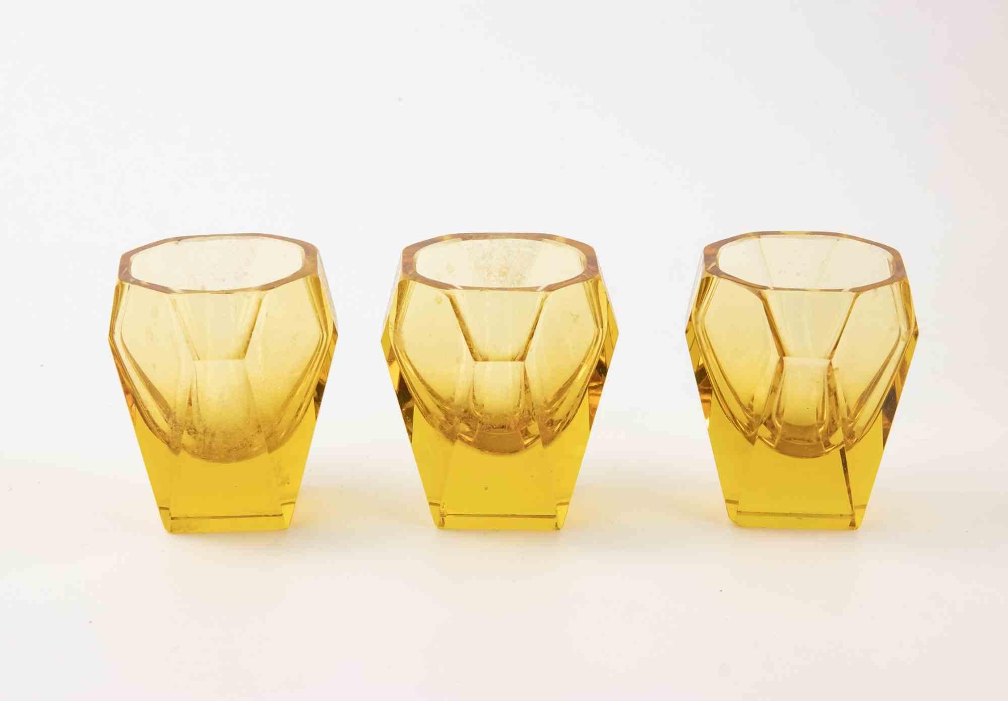 Mid-20th Century Art Deco Czechoslovakian Liqueur Set, 1940s For Sale