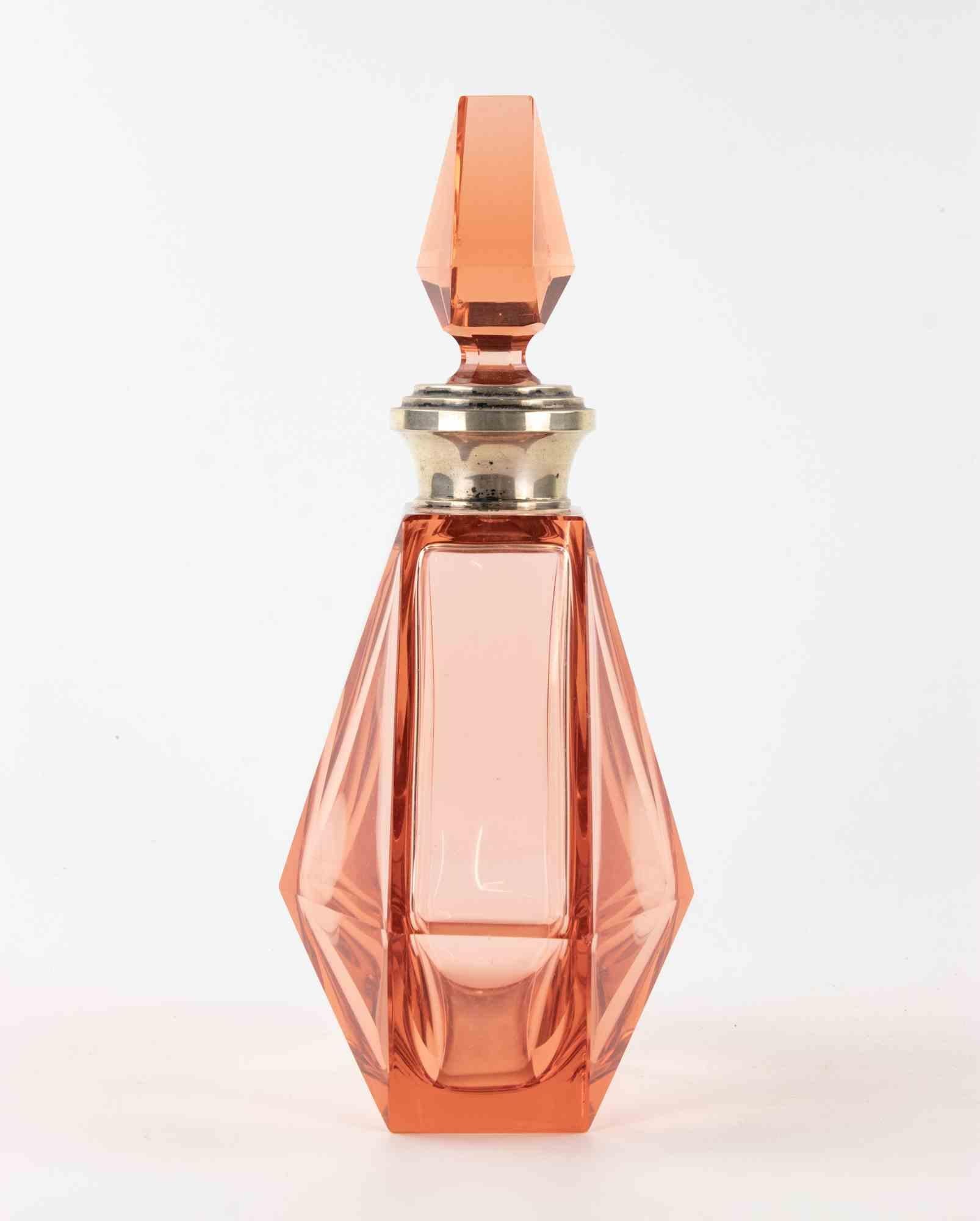 European Art Deco Czechoslovakian Perfume Bottle, 1920s For Sale