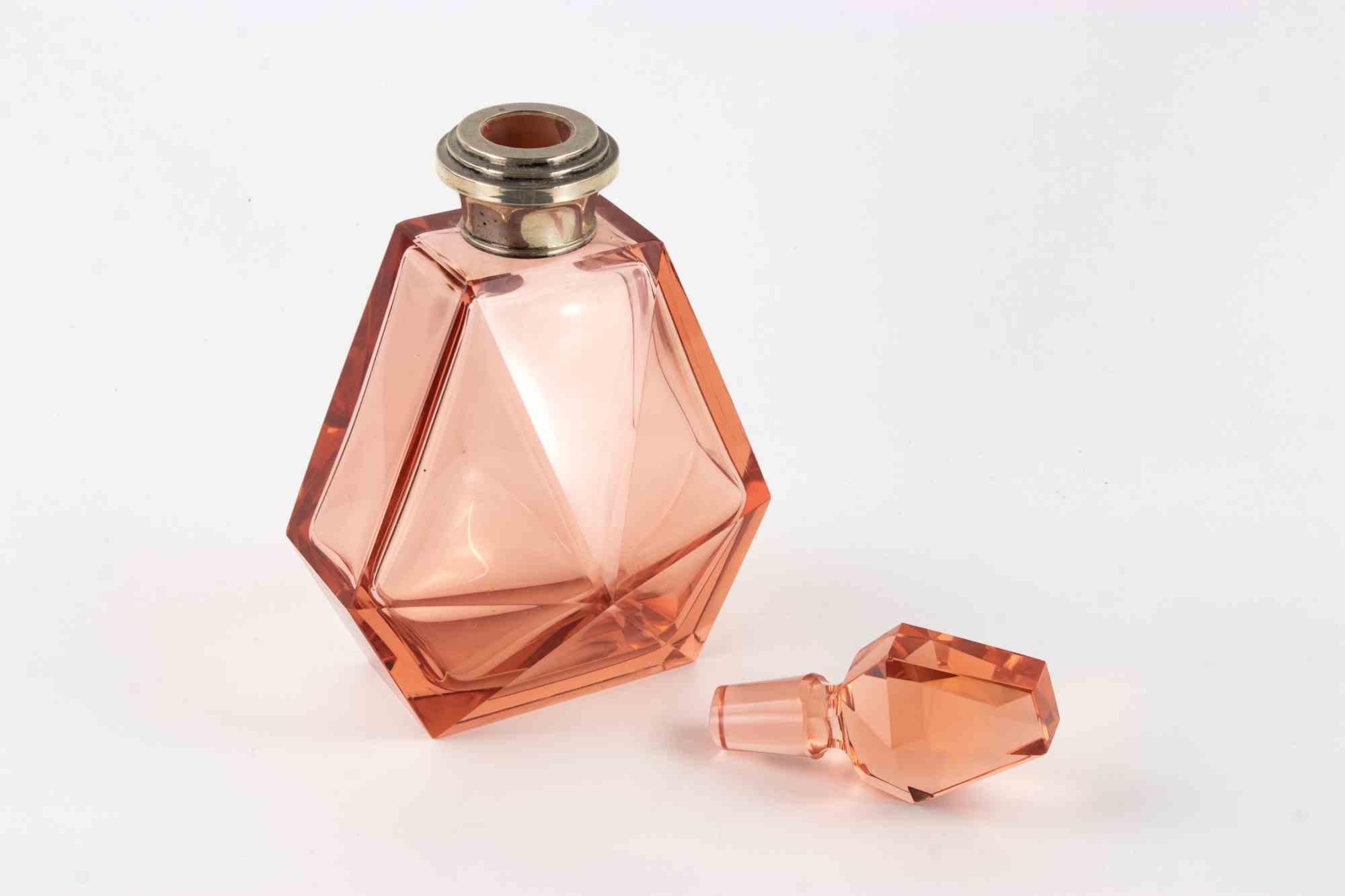 Art Deco Czechoslovakian Perfume Bottle, 1920s In Good Condition For Sale In Roma, IT