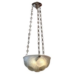 Art Deco Dahlia Chandelier by Lalique