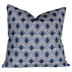 Art Deco Damask Rhombus Pillow