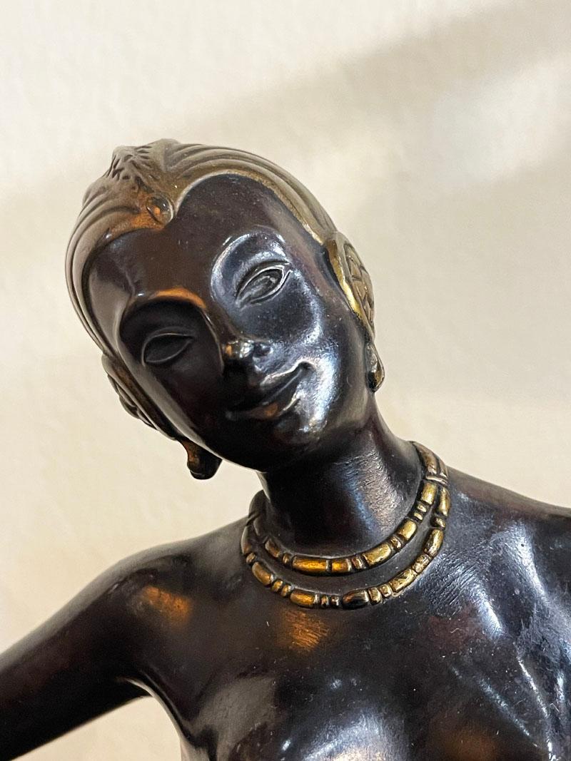 Bronzo Ballerina Art Paul Zimmer, Germania, 1920 ca. in vendita