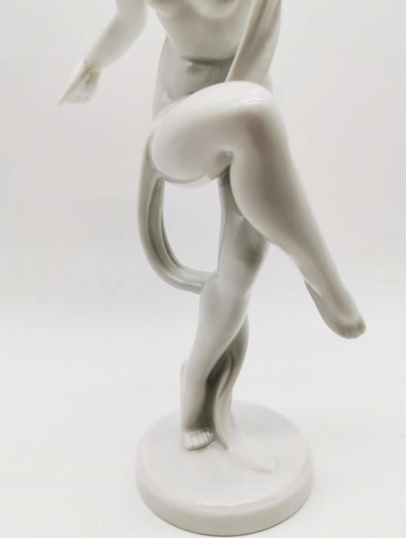 Art Deco Dancer Herend Porcelain Sculpture 2