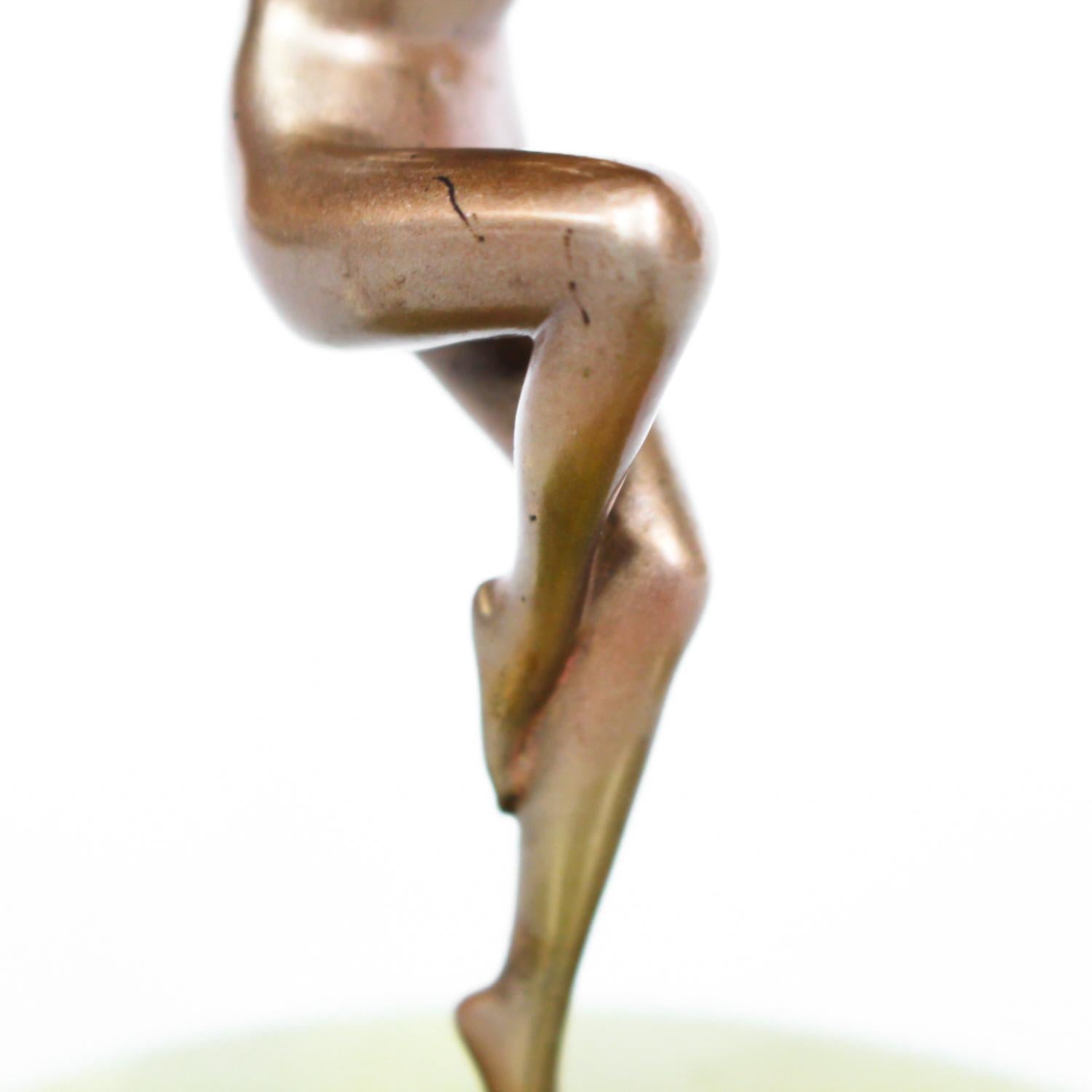 Mid-20th Century Art Deco Dancing Lady by Josef Lorenzl