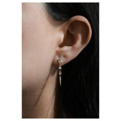 Pendientes colgantes Art Déco 0,58 cts.