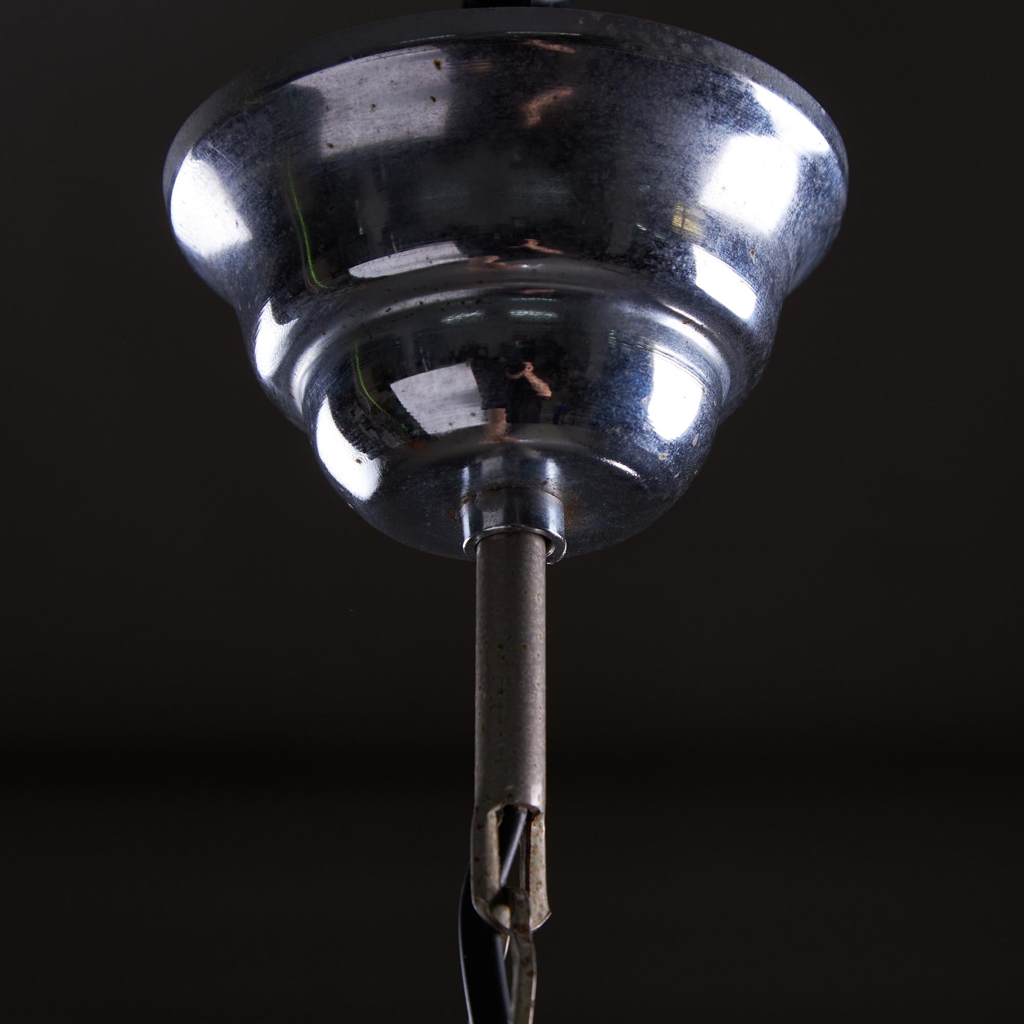 Lampe à suspension cubique Art Déco, années 1960 Bon état - En vente à Budapest, HU