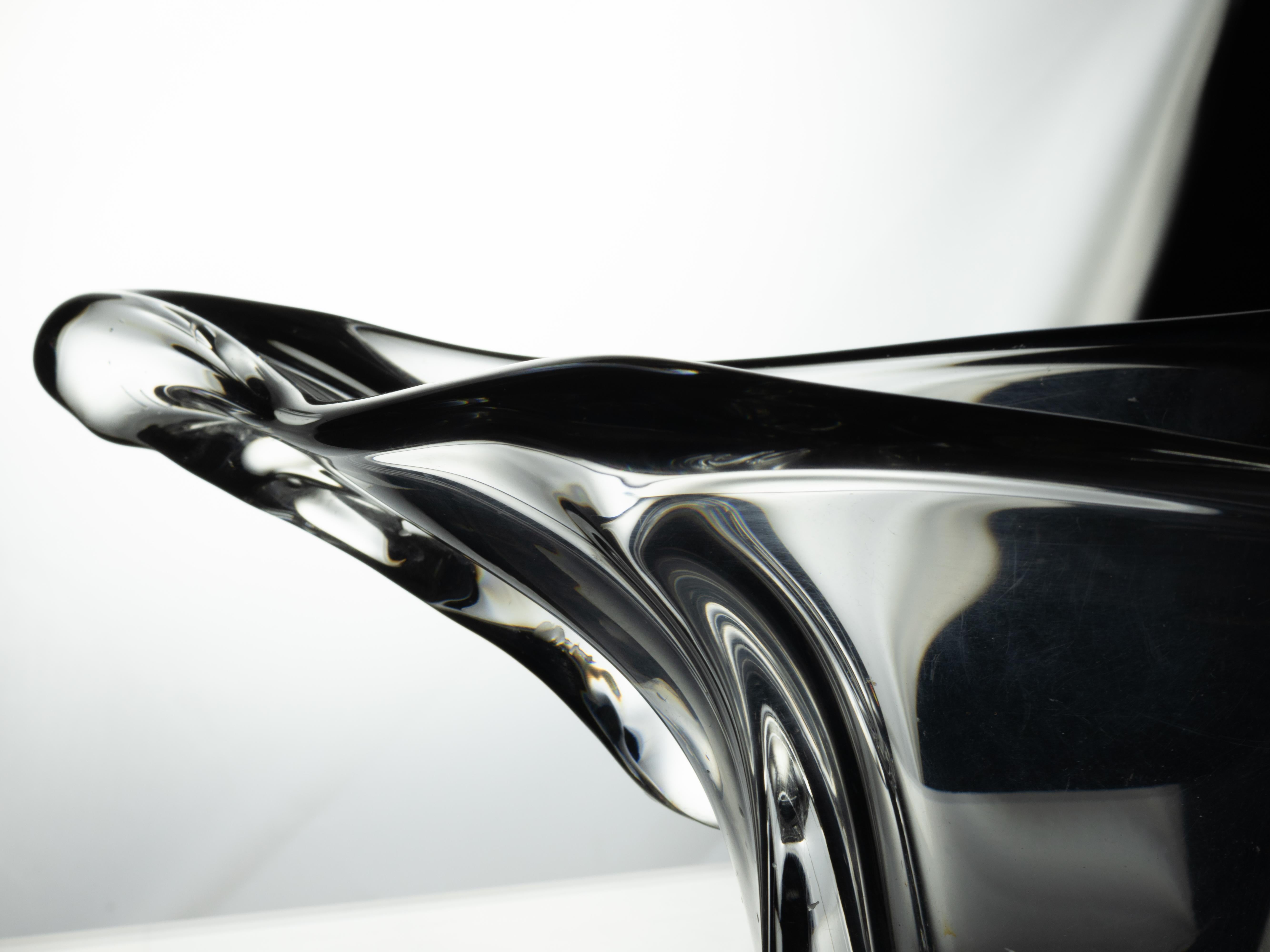 Art Deco Daum Crystal Centerpiece, 20h Century In Good Condition For Sale In Lisbon, PT