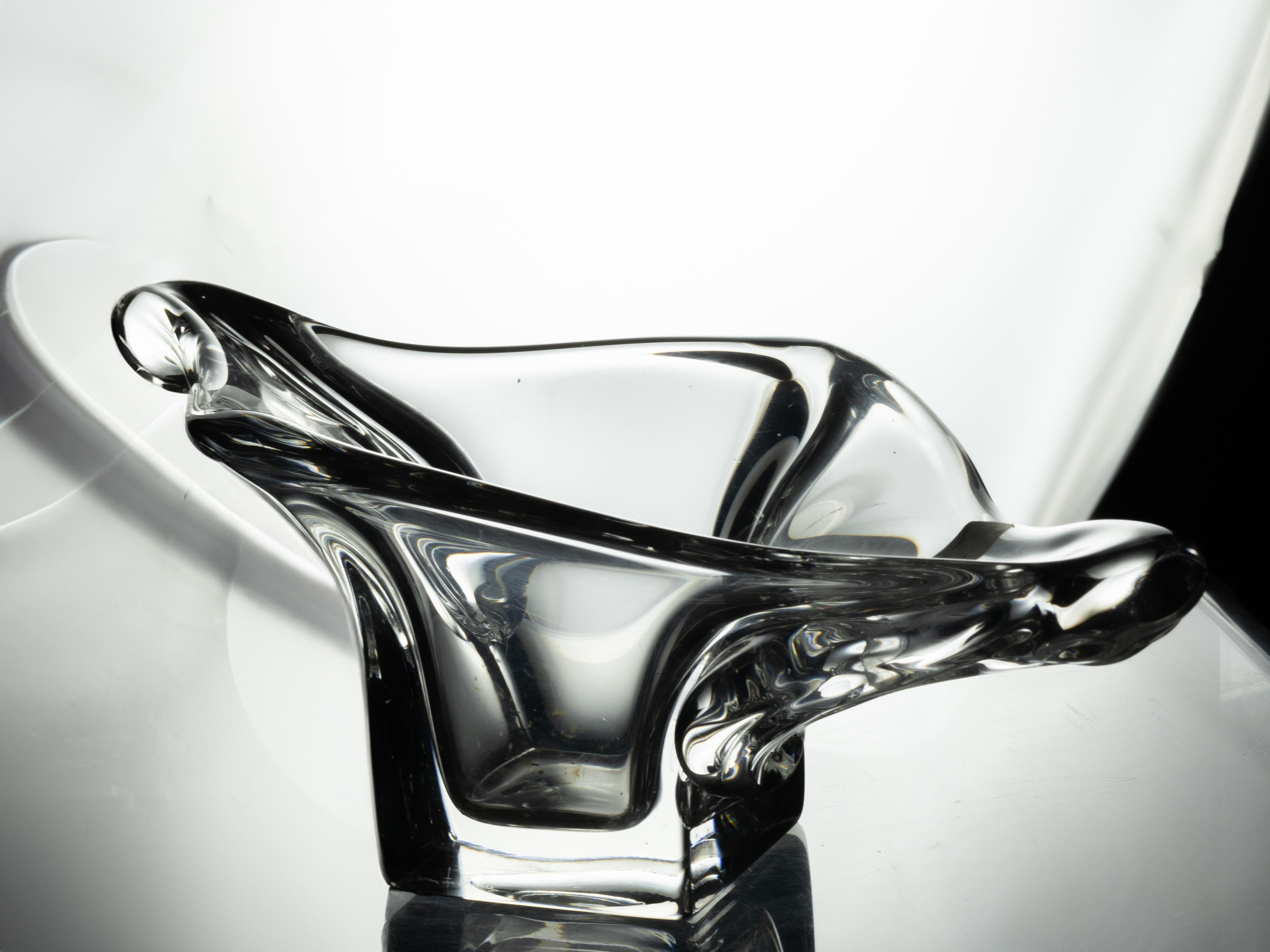 Art Deco Daum Crystal Centerpiece, 20h Century For Sale 1
