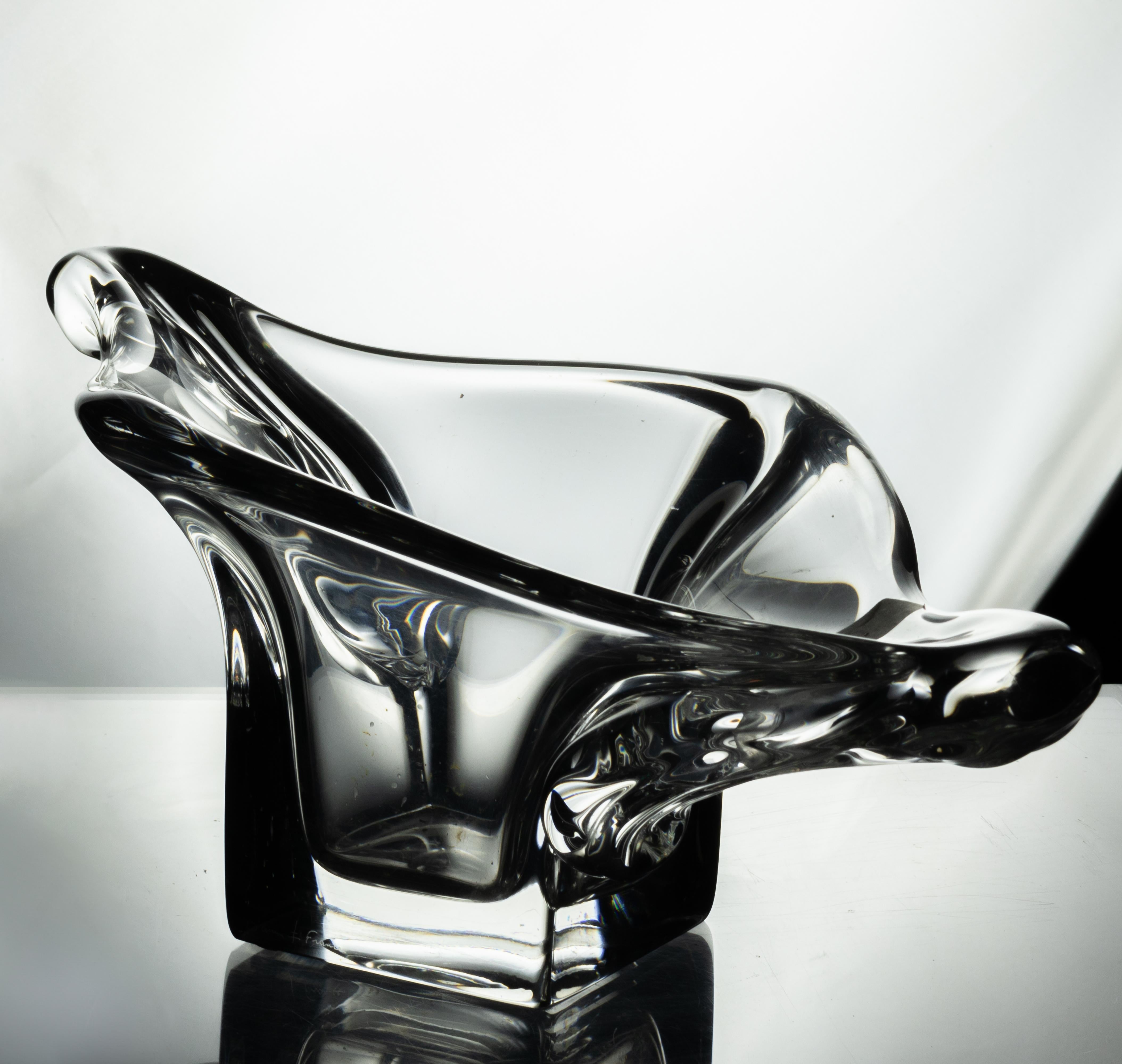 Art Deco Daum Crystal Centerpiece, 20h Century For Sale 2