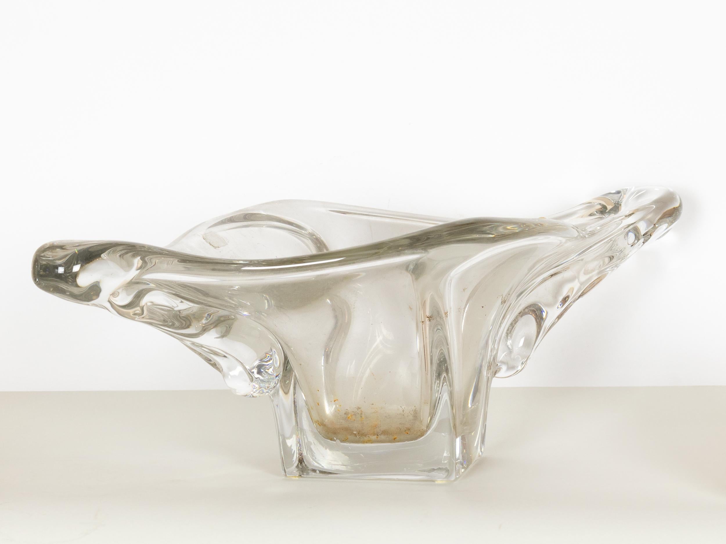 Art Deco Daum Crystal Centerpiece, 20h Century For Sale 4