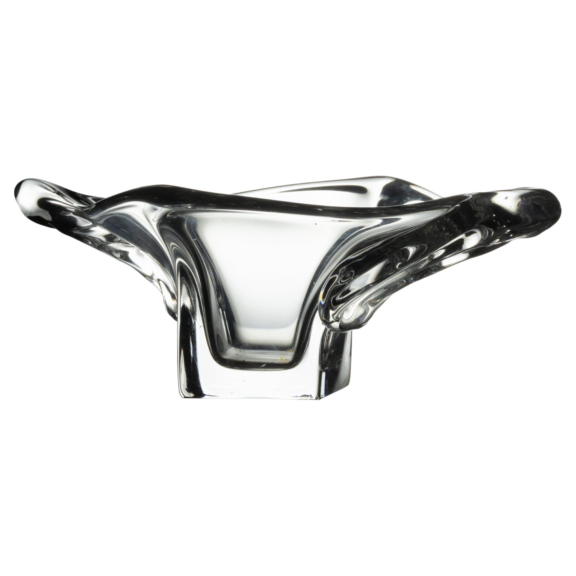 Art Deco Daum Crystal Centerpiece, 20h Century For Sale