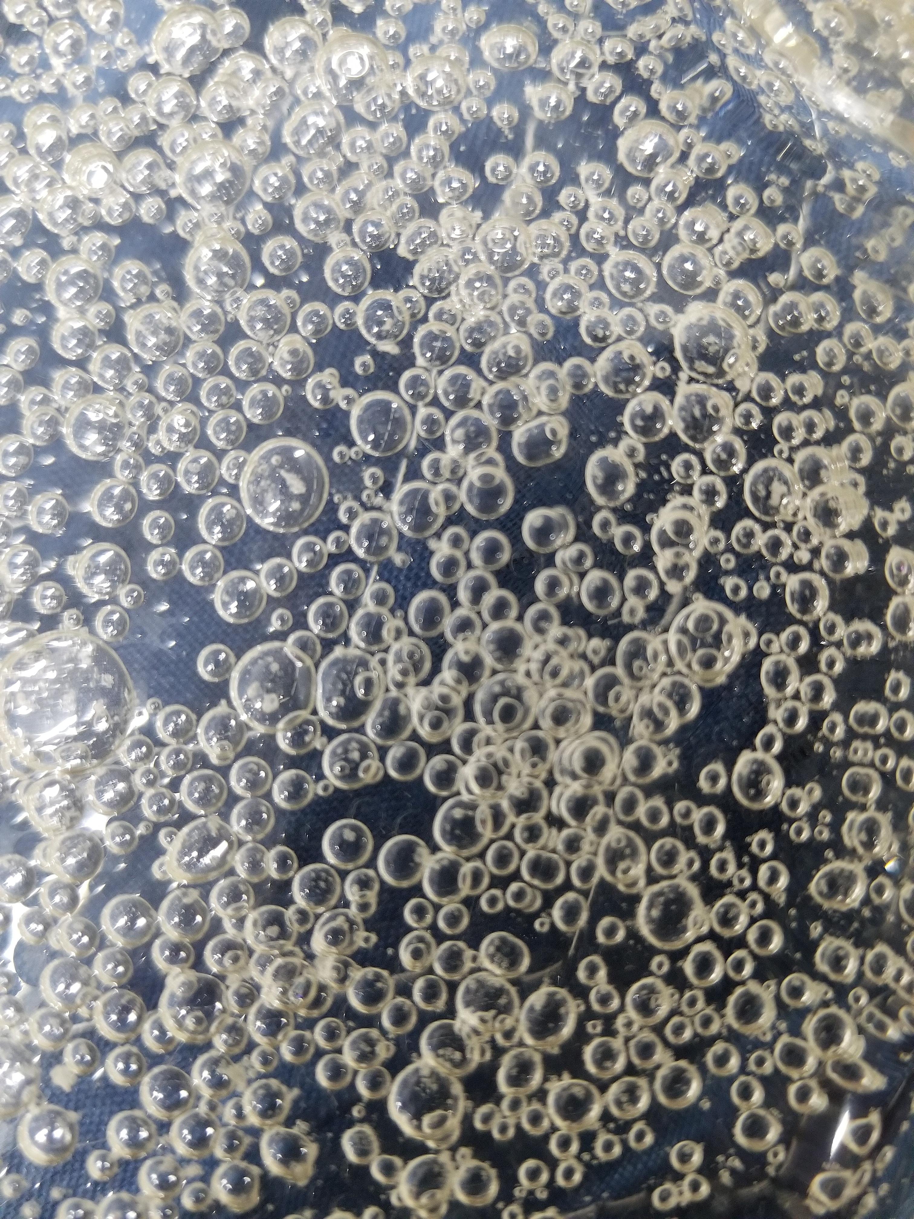 Bol de centre de table en verre Daum Art Déco avec bulles contrôlées en vente 1