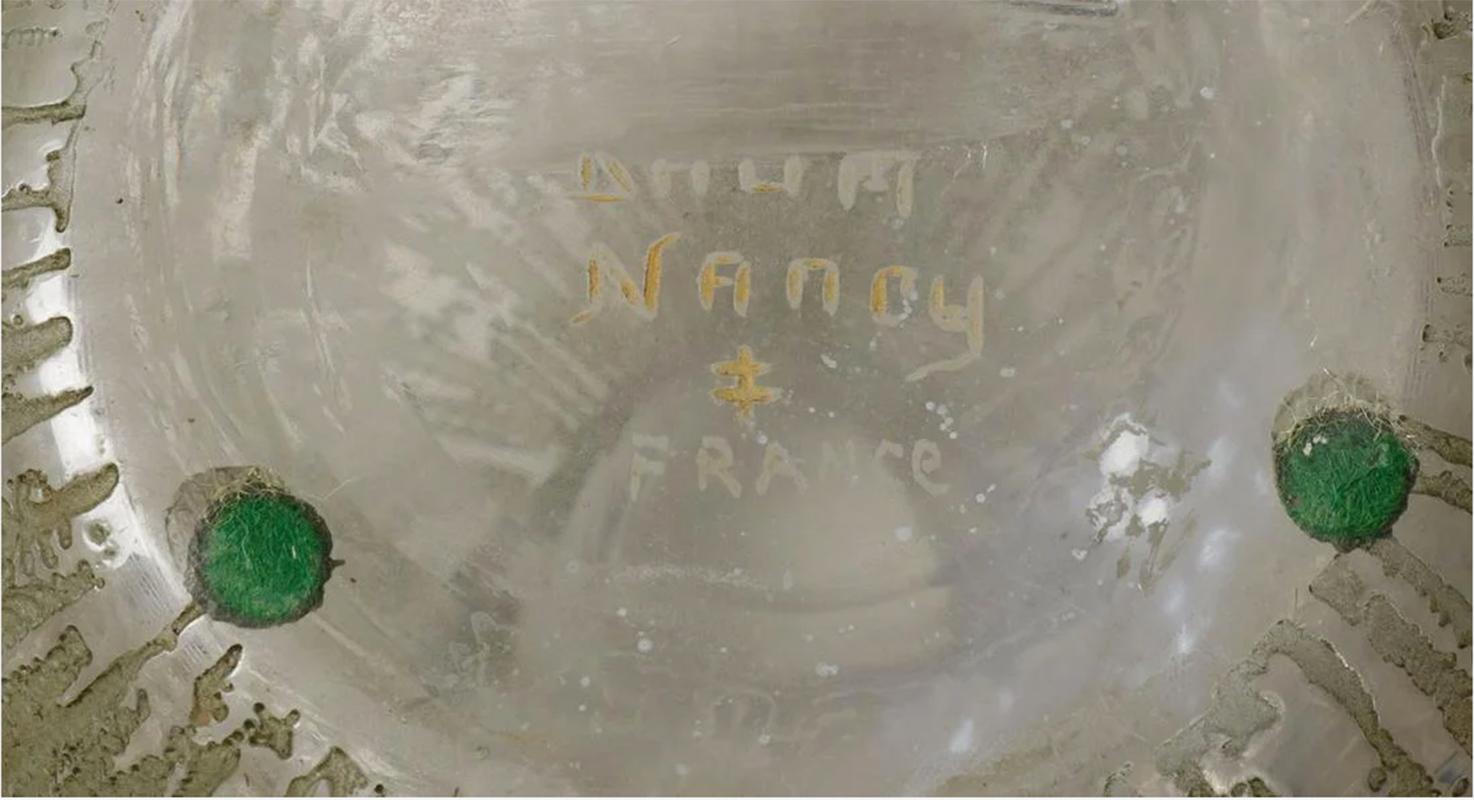 Mid-20th Century Art Deco Daum Nancy Vase
