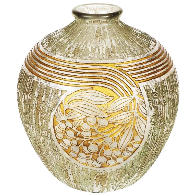 Art Deco Daum Nancy Vase For Sale at 1stDibs
