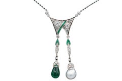 Art Deco “Day & Night” Necklace