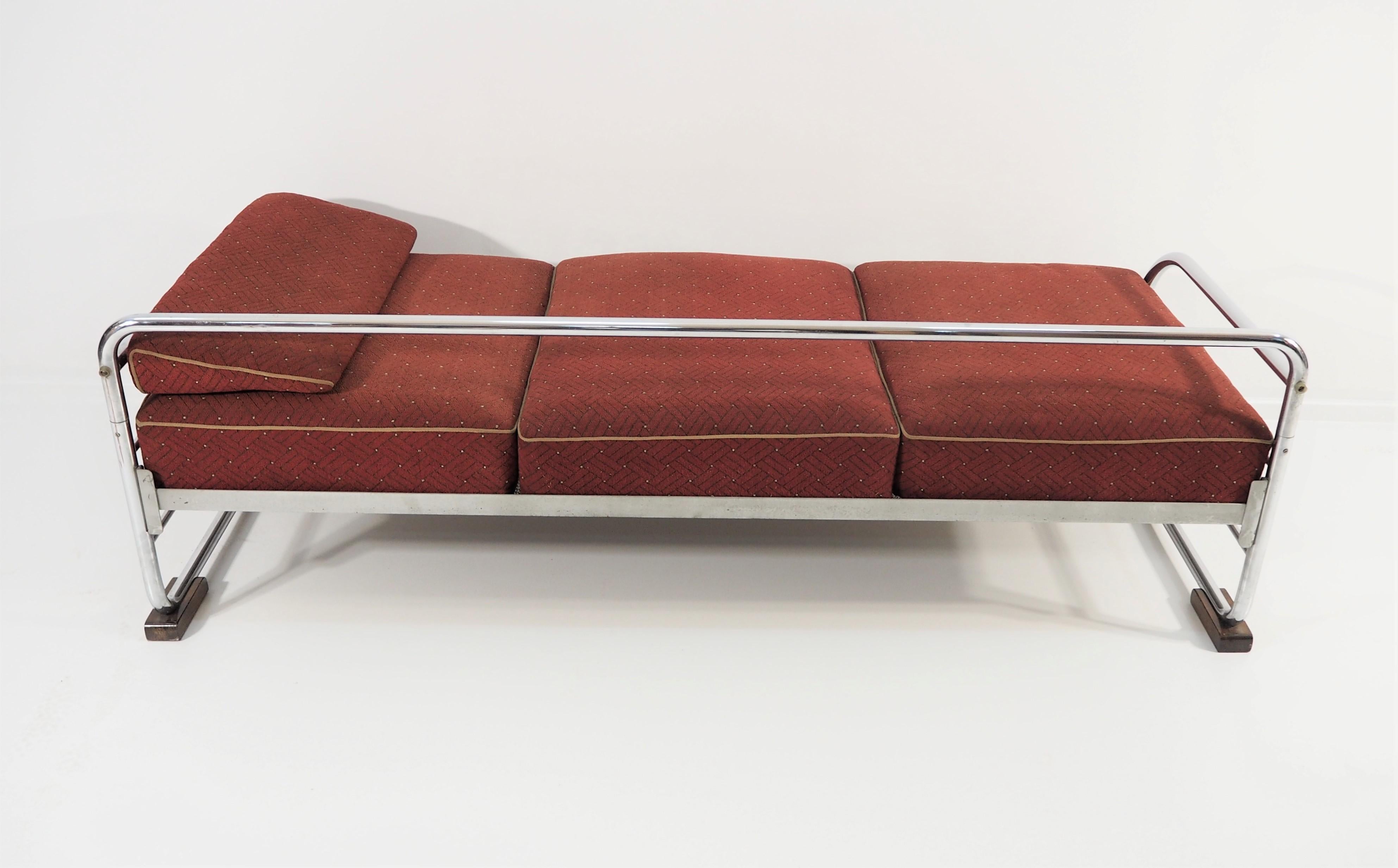 Art Deco Daybed from Hynek Gottwald, circa 1930s 5