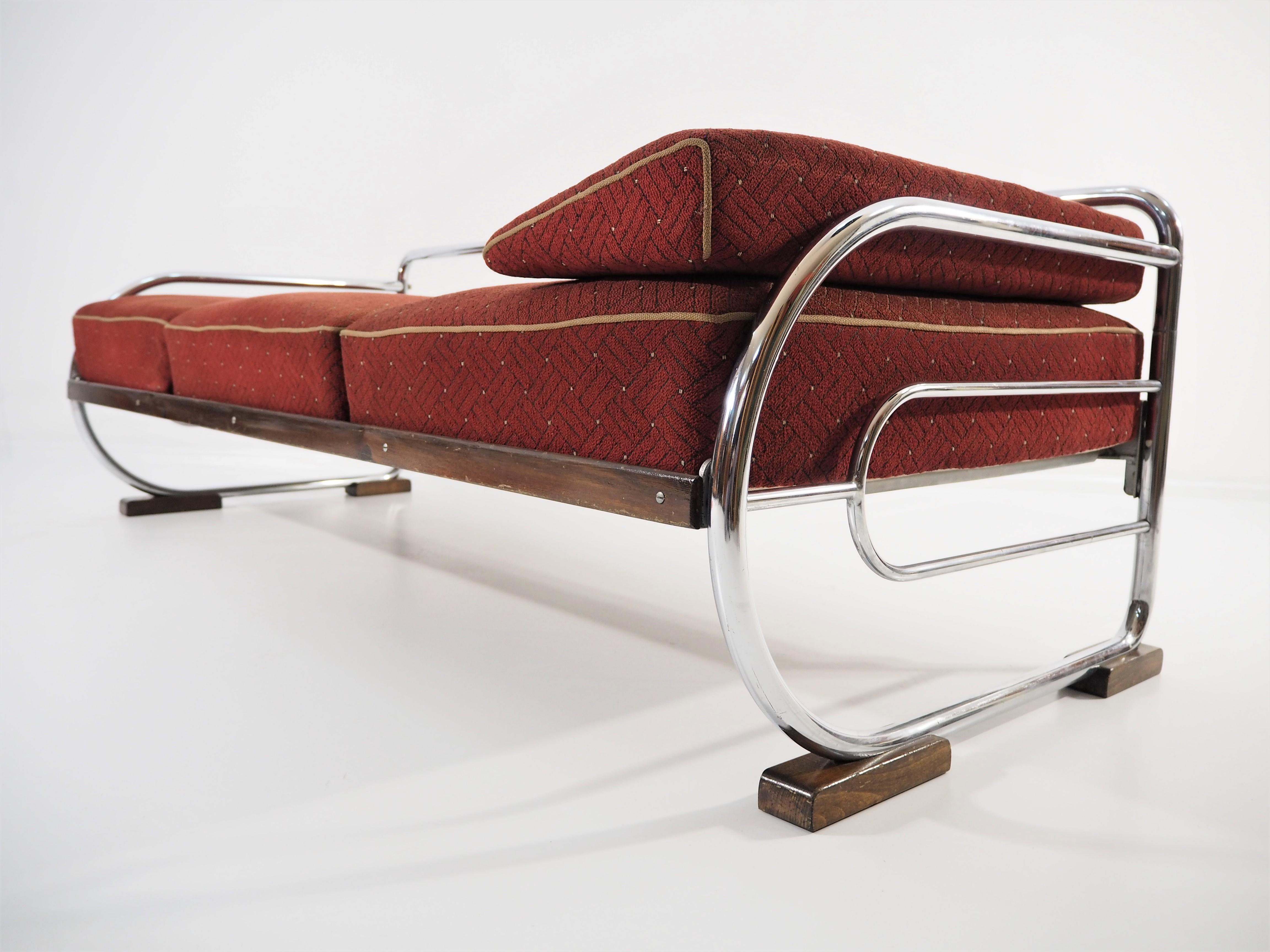 Art Deco Daybed from Hynek Gottwald, circa 1930s 2