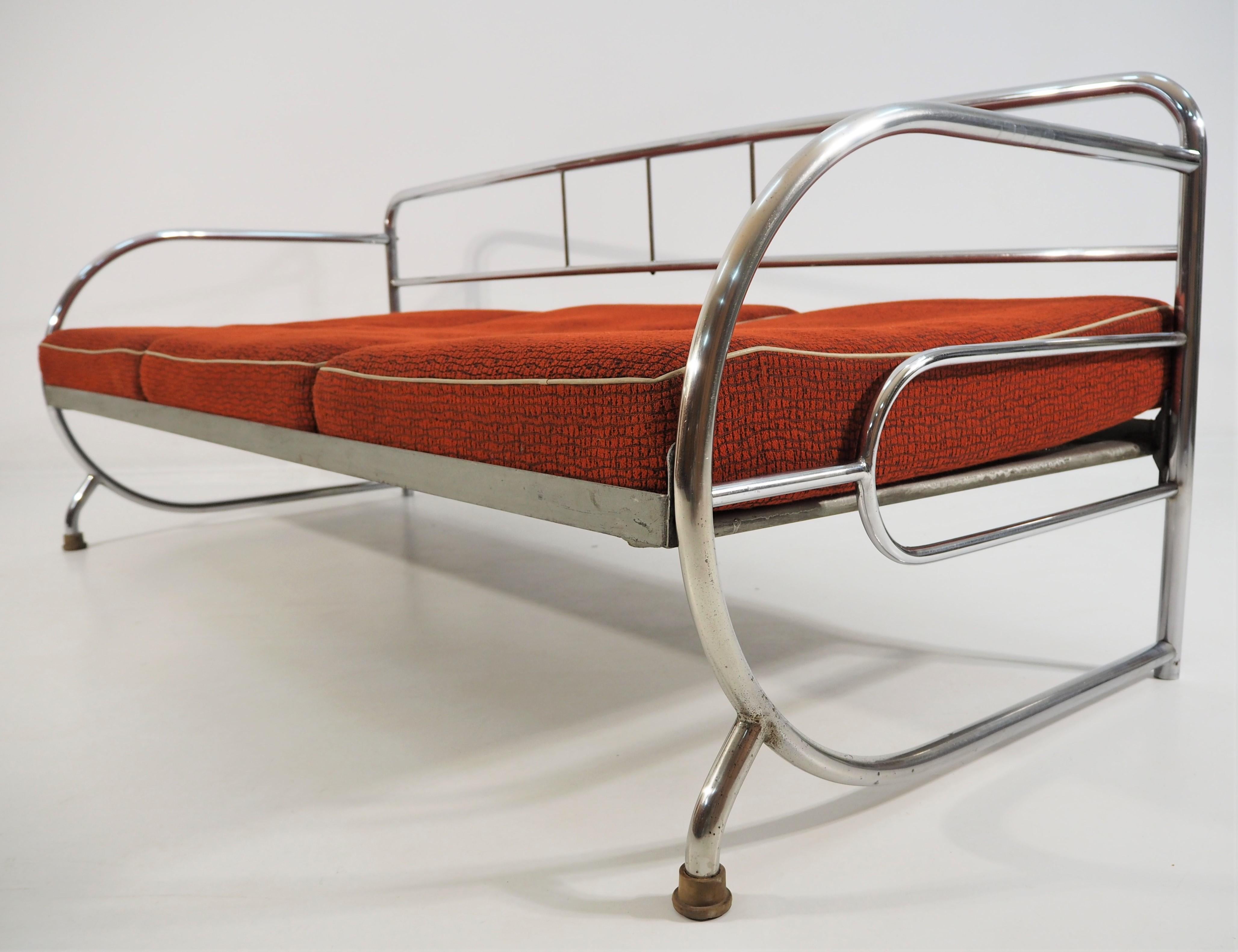 Ceco Letto da giorno Art Deco di Hynek Gottwald, anni '30 circa in vendita