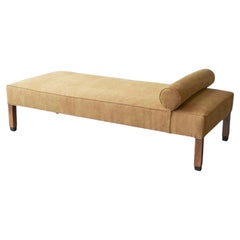 Art Deco Daybed in Stonewashed Linen 1930s