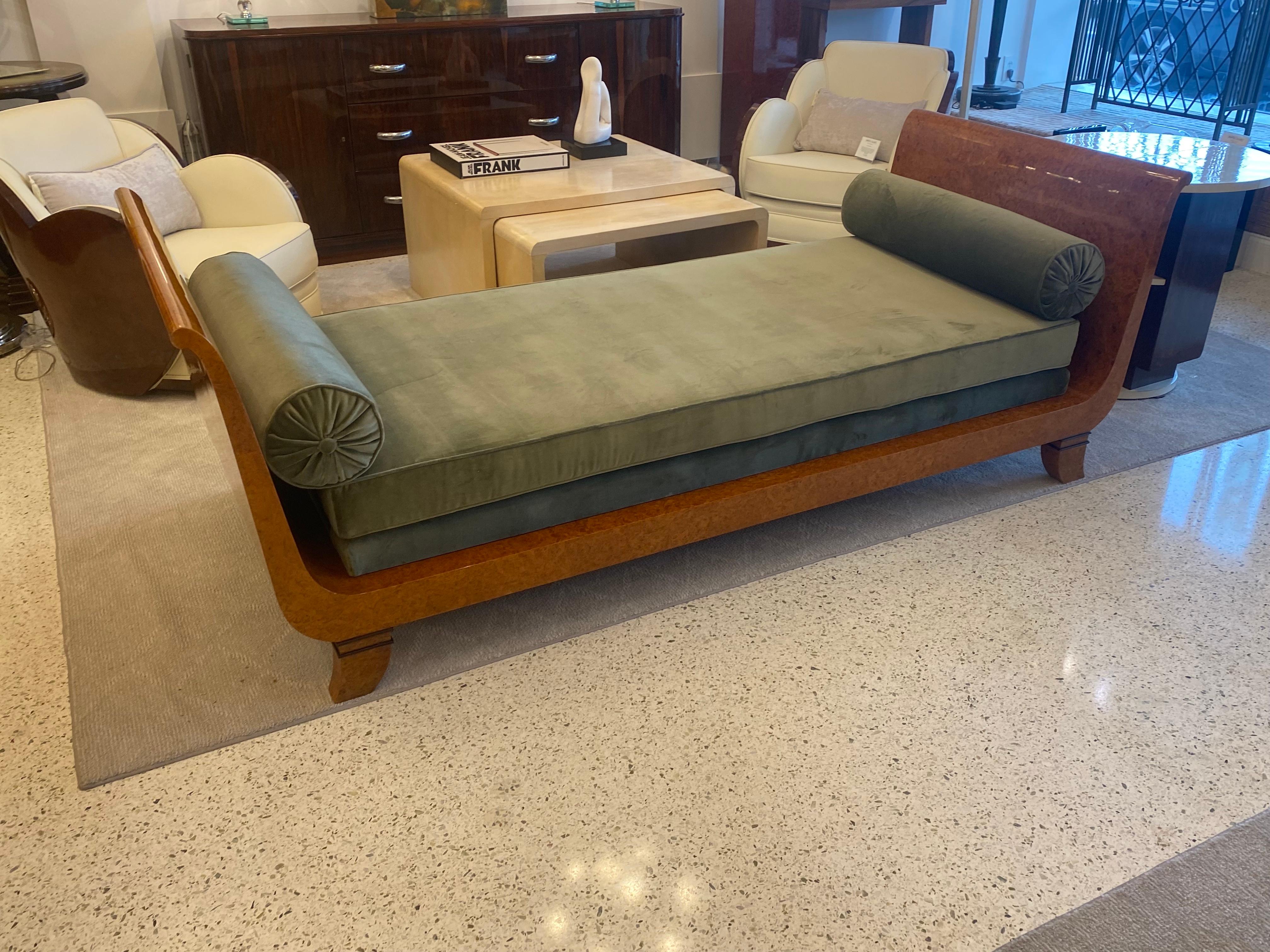 20th Century Art Deco Daybed in the Style of Gio Ponti