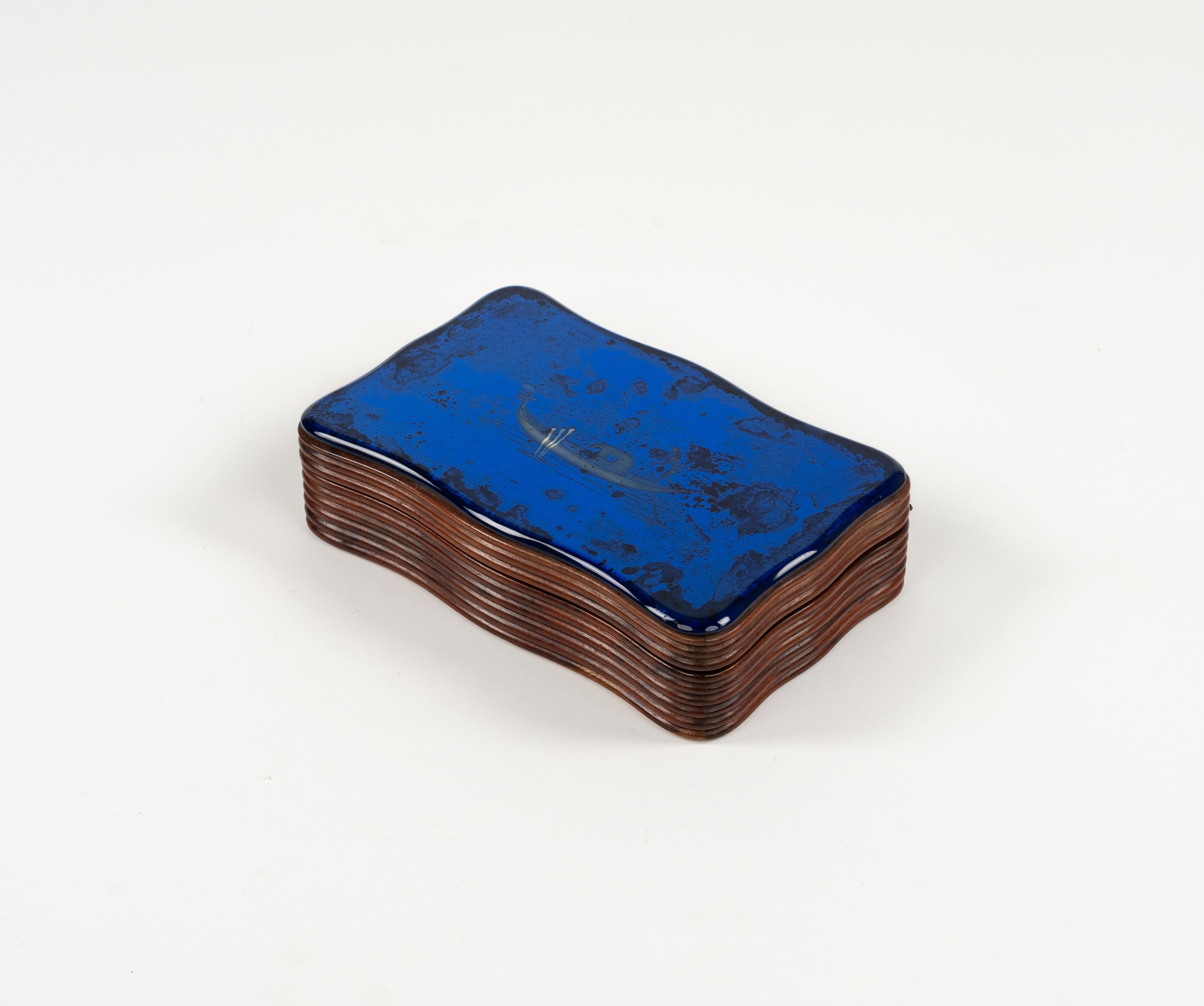 Caja decorativa Art Decó Pietro Chiesa y Gio Ponti para Fontana Arte, Italia Años 30 en venta 3