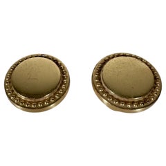 Art Deco Decorative Brass Round Drawer Pulls Set of 4