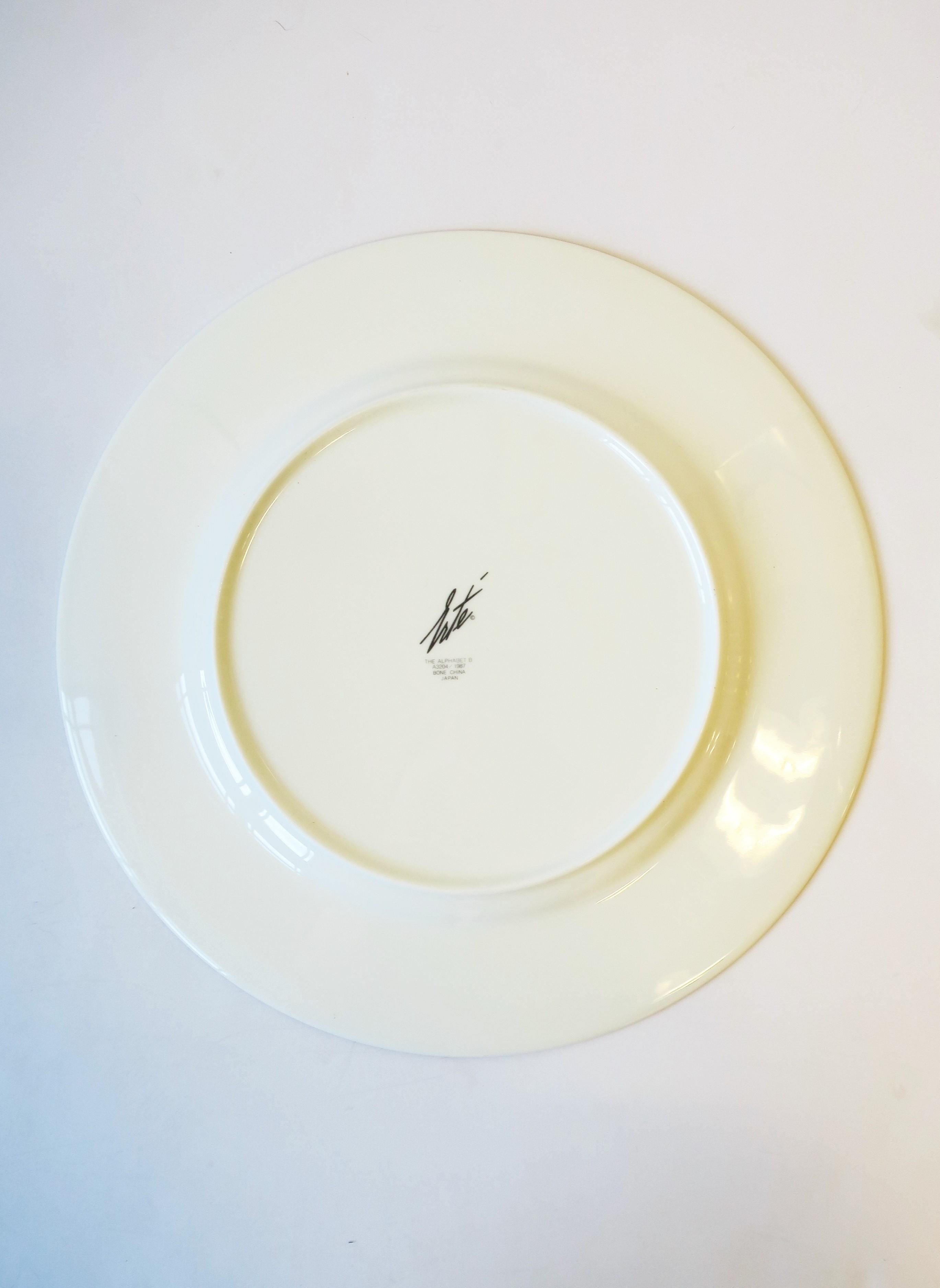 Art Deco Etre Wall Art Plate with Female and Serpent Snake Design, 1987 2