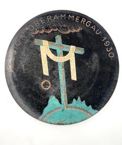 Art Deco Decorative Rare Collectible Passion Oberammergau 1930's