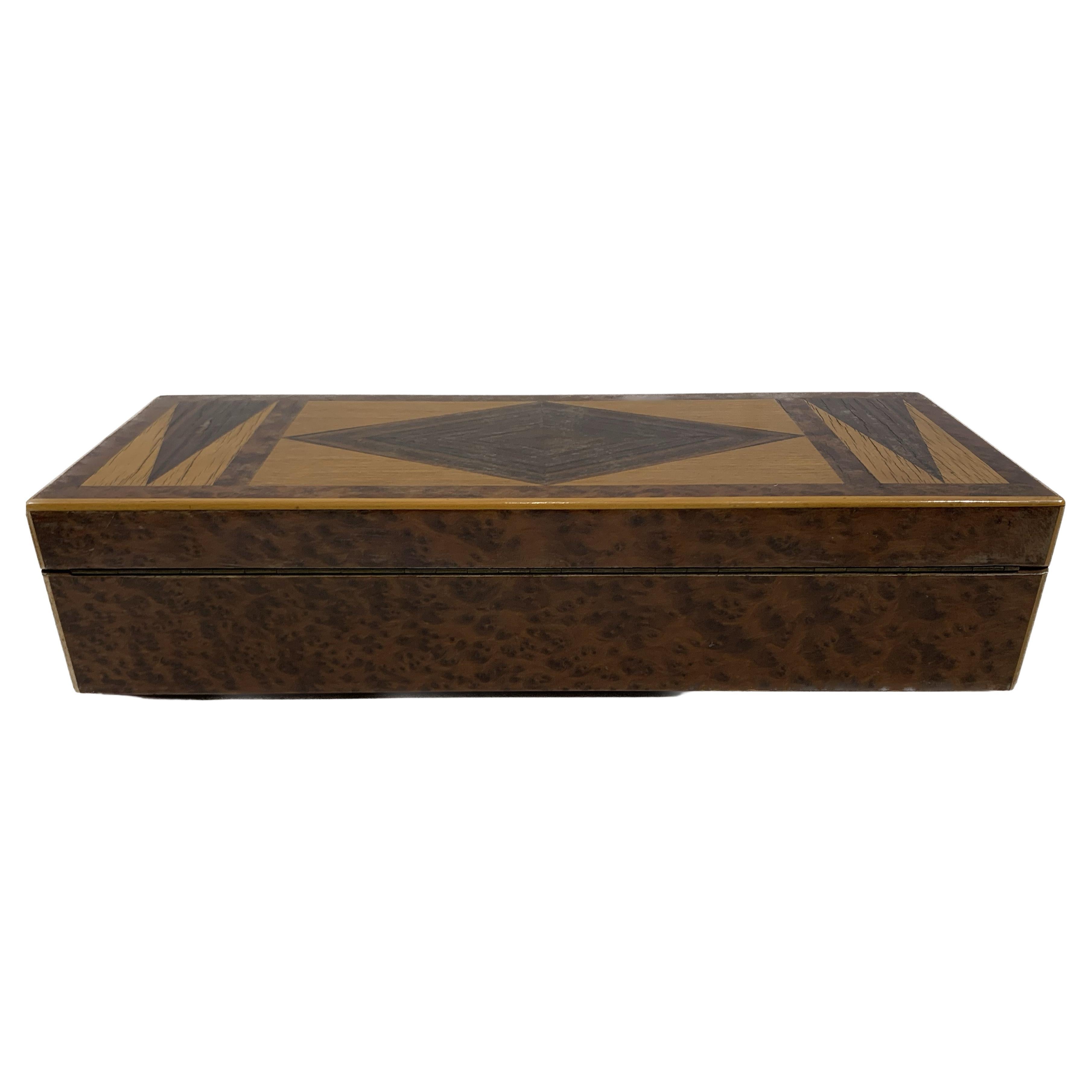 Art Déco Decorative Wooden Box