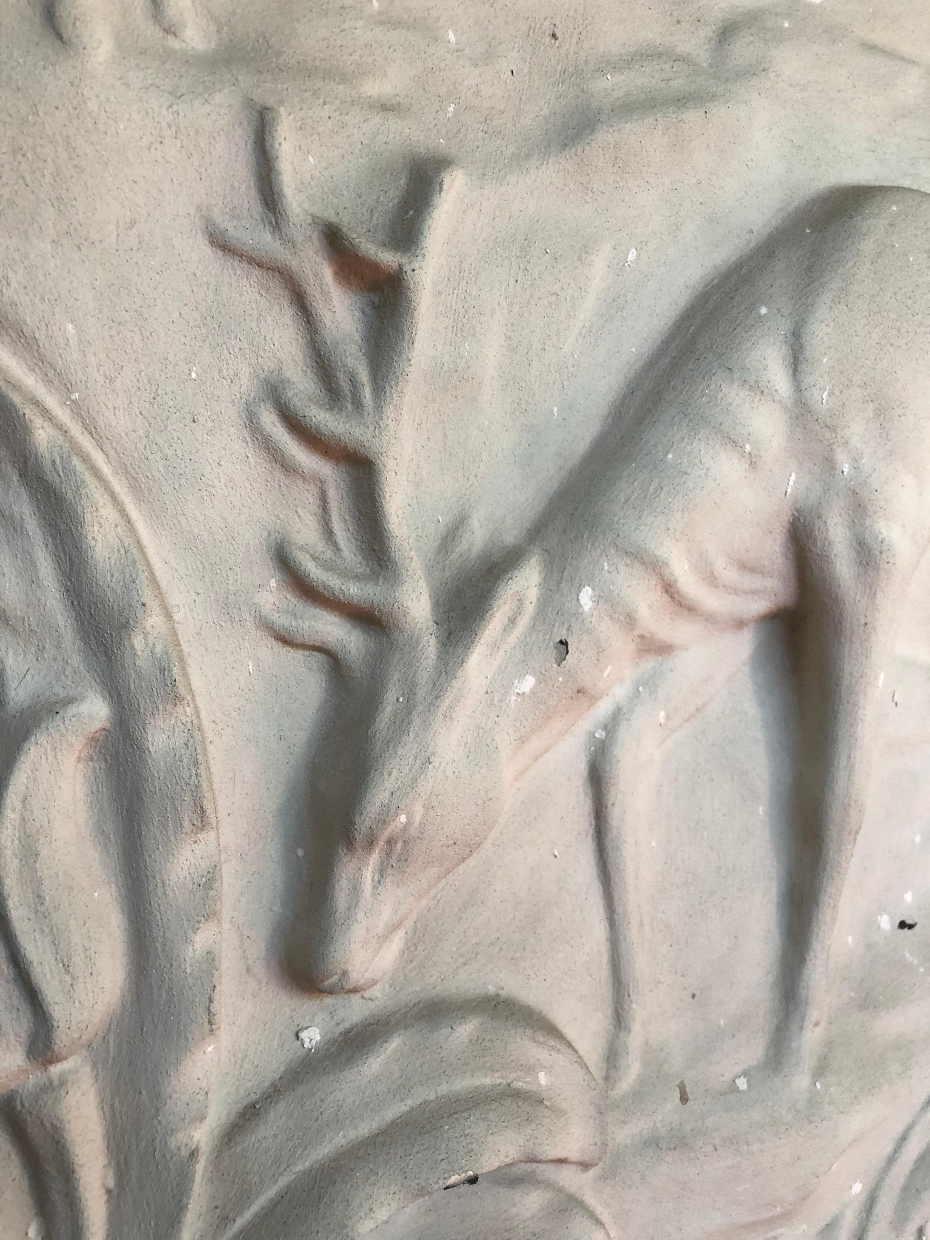 Art Deco Deer Stucco, 1930, France For Sale 2