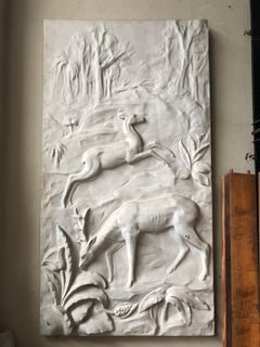 Art Deco Deer Stucco, France, 1930