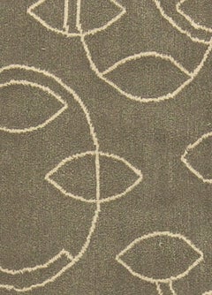 Contemporary Handwoven Wool Runner by Doris Leslie Blau