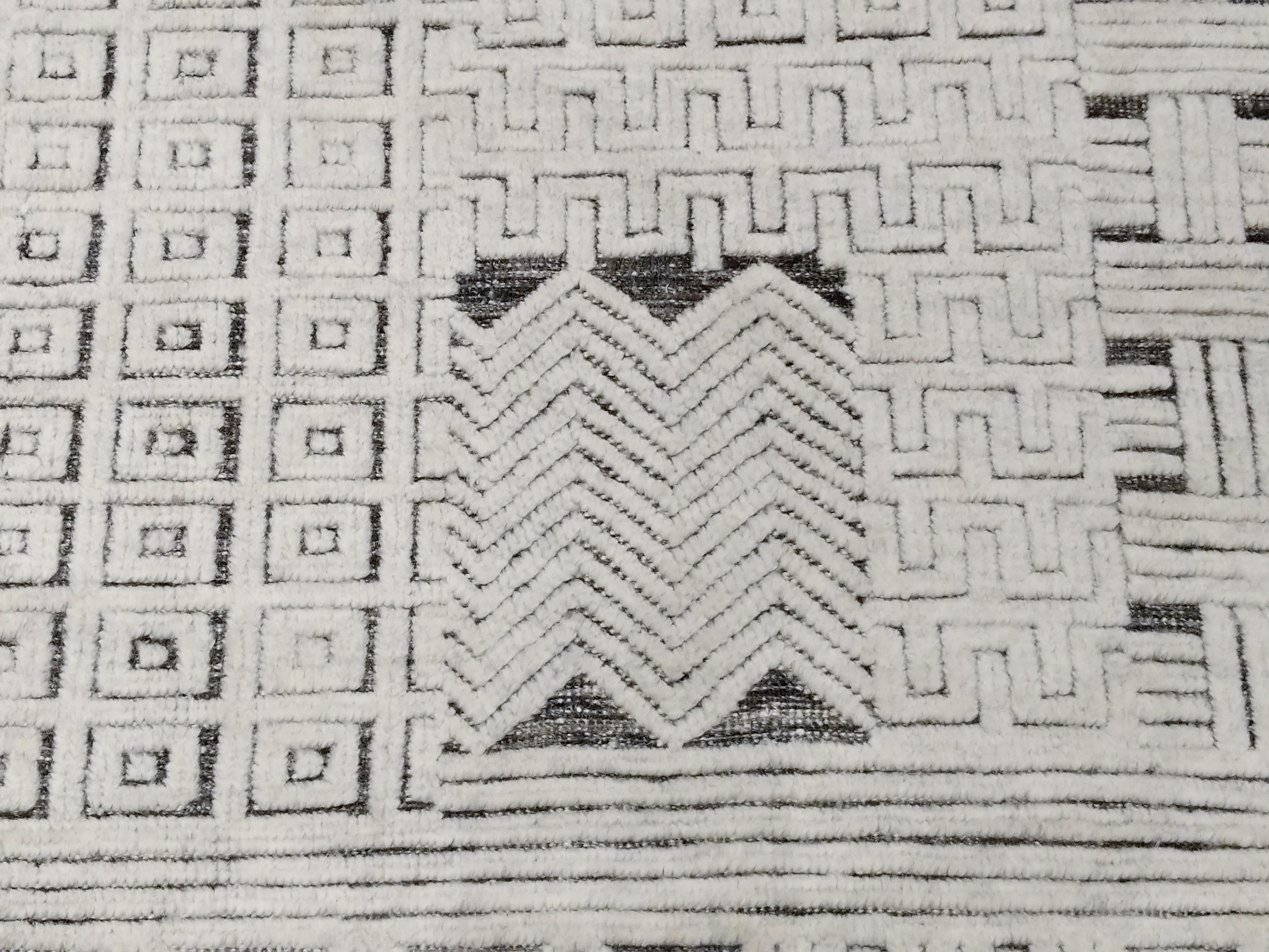 Ivan is part of our latest Textural Collection, inspired by 20th Century design classics with textures taken from both Scandinavian Mid-Century Modern rugs and North African nomadic weavings. Here the asymmetrical pattern reminds us of the design