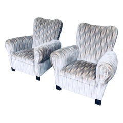 Art Deco Design Lounge Arm Chair set, Belgium 1940's