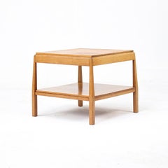 Table basse ou d'appoint en chêne de style Art déco