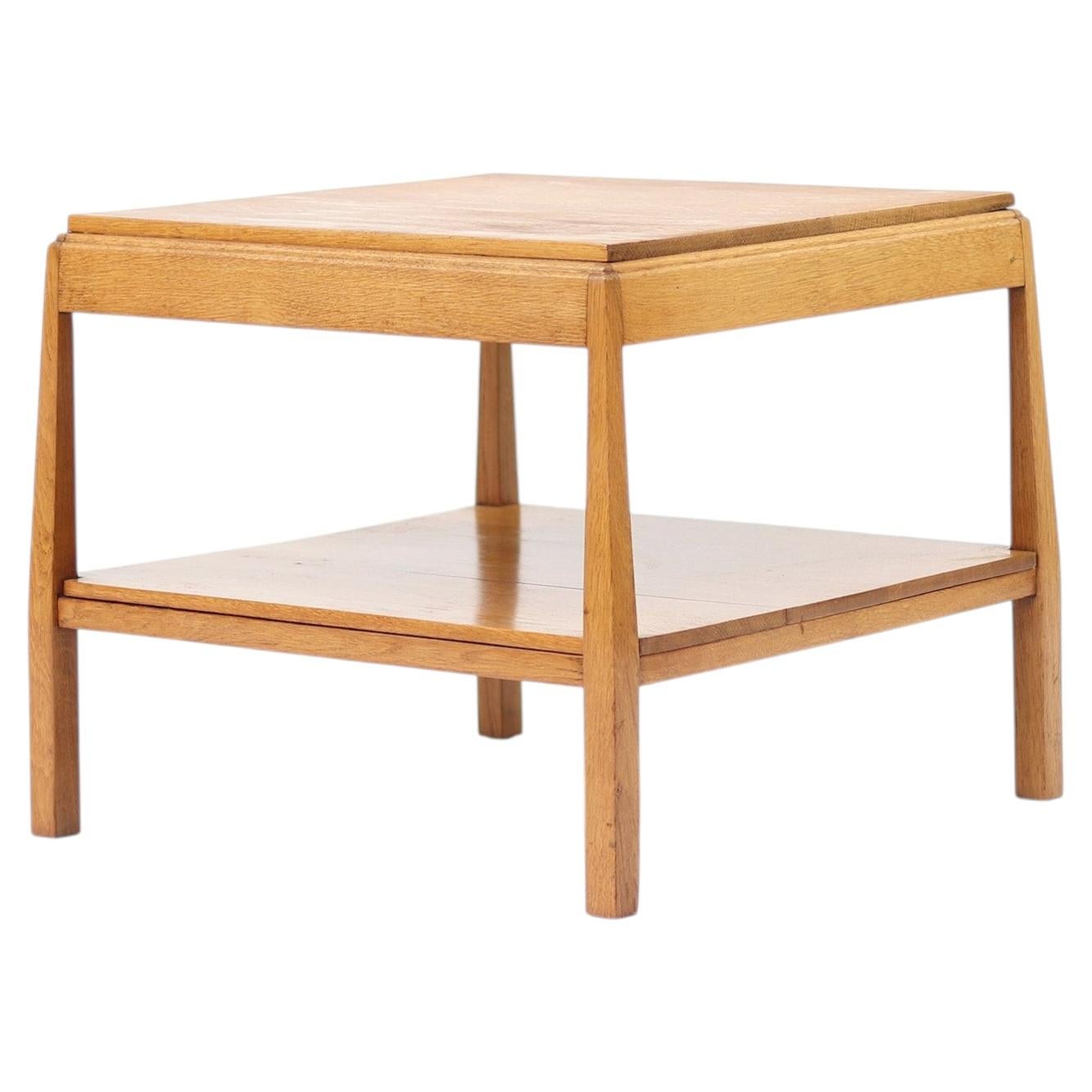 Art Deco Design Oak Coffee or Side-Table For Sale