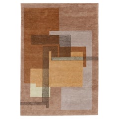 Art Deco Design Rug in the style of Ivan Da Silva Bruhns