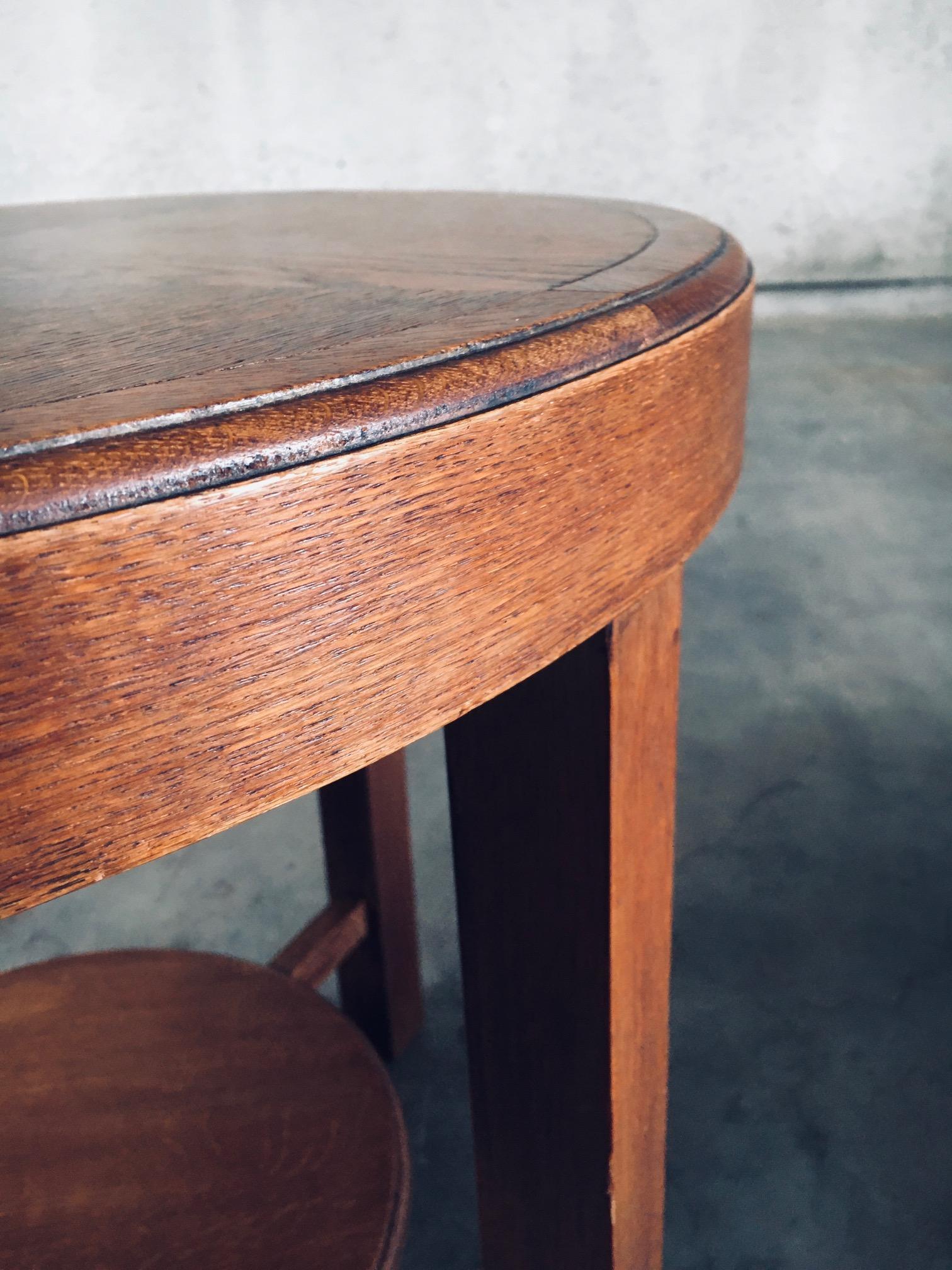 Art Deco Design Side Table, Belgium 1930's For Sale 5