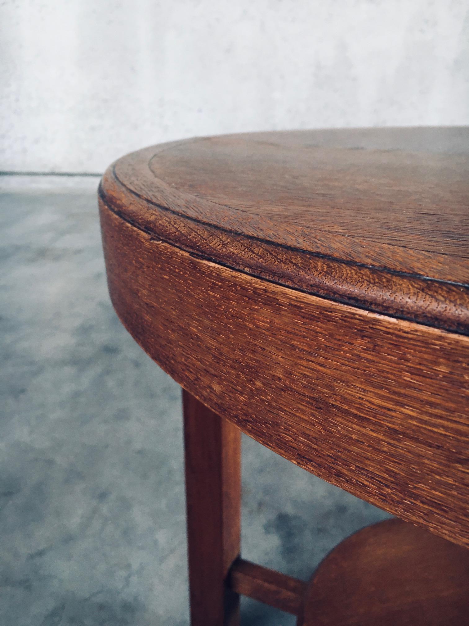 Art Deco Design Side Table, Belgium 1930's For Sale 6
