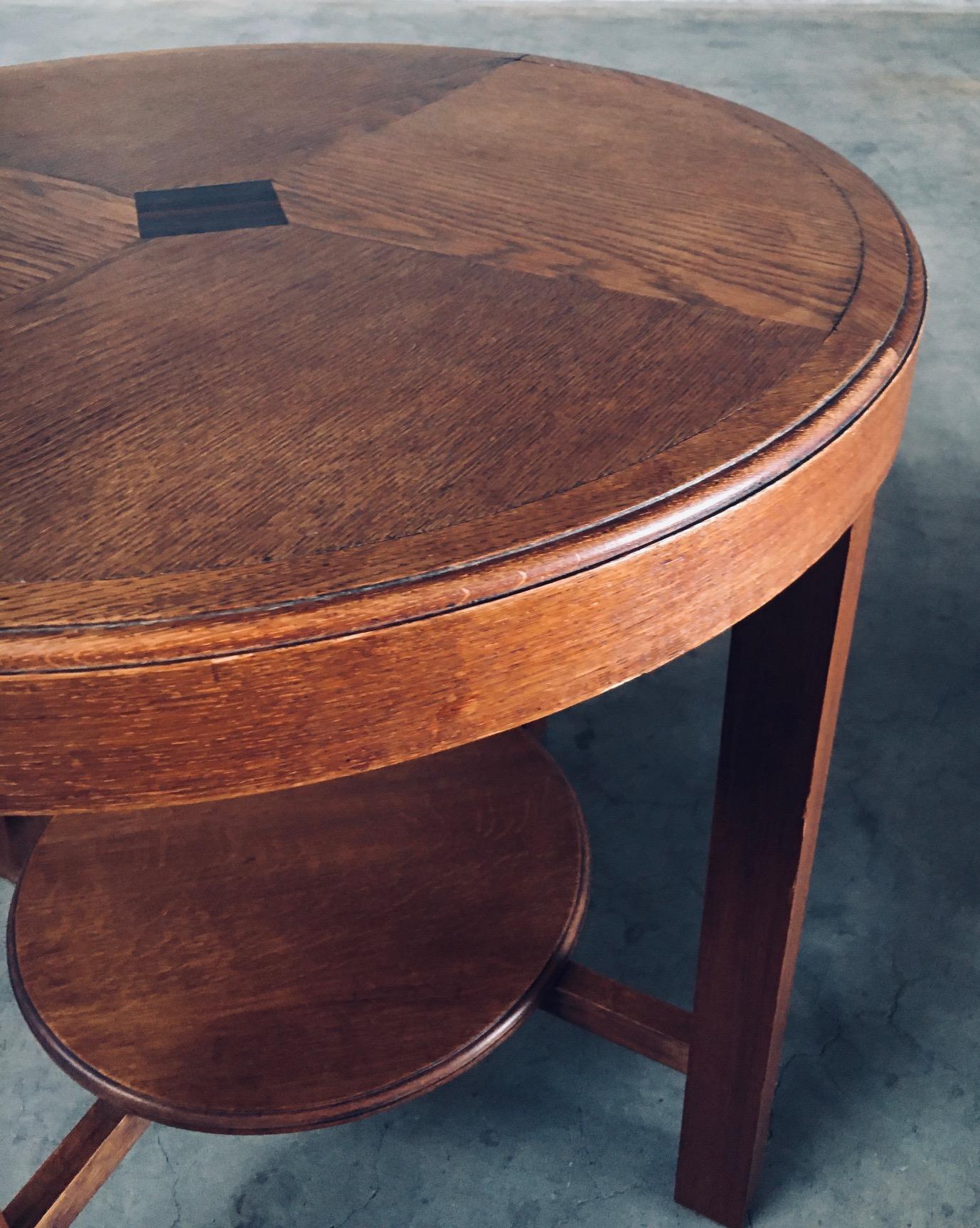 Art Deco Design Side Table, Belgium 1930's For Sale 1
