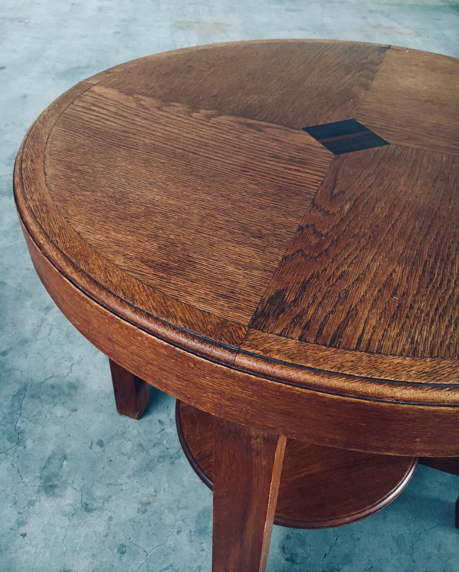 Art Deco Design Side Table, Belgium 1930's For Sale 2