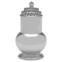 Sucrier en argent sterling au design Art Déco - Londres 1934 Wilson & Sharp
