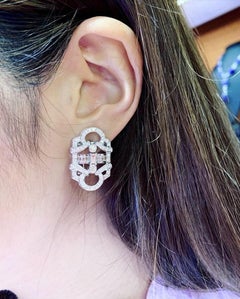 GIA Certified Diamonds 18k Gold  Earrings